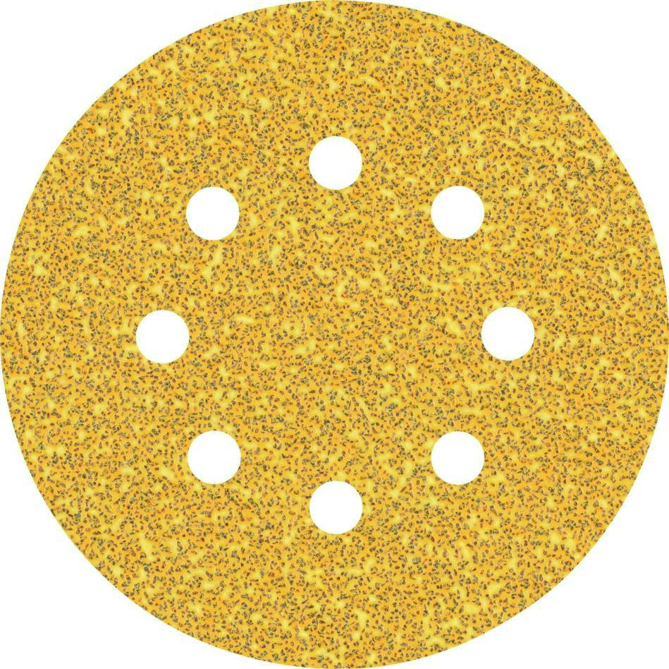 Bosch Professional Accessories 2608900803 Expert C470 abrasive paper with 8 holes for random orbit sanders 125 mm, K40 5 pieces