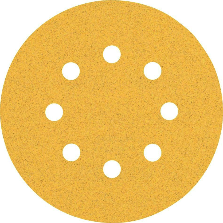 Bosch Professional Accessories 2608900806 Expert C470 abrasive paper with 8 holes for random orbit sanders 125 mm, K100 5 pieces