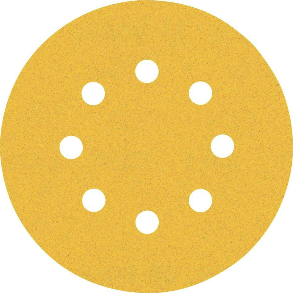 Bosch Professional Accessories 2608900807 Expert C470 abrasive paper with 8 holes for random orbit sanders 125 mm, K120 5 pieces