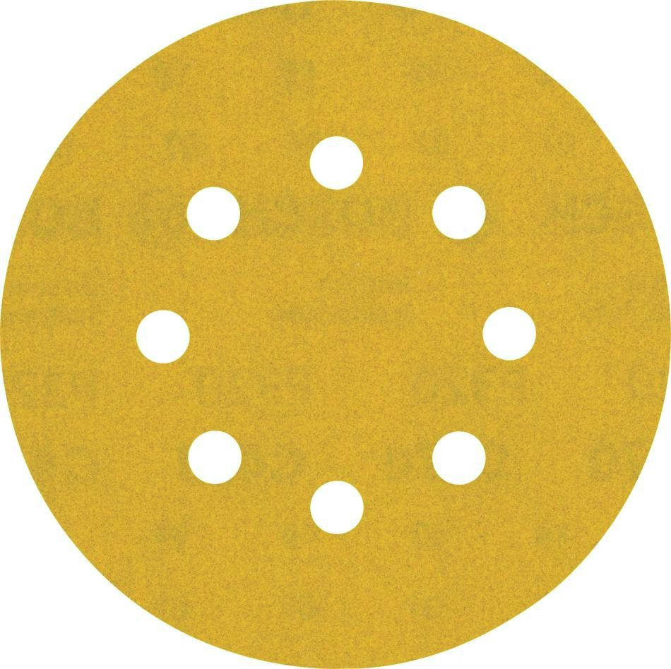 Bosch Professional Accessories 2608900810 Expert C470 abrasive paper with 8 holes for random orbit sanders 125 mm, K320 5 pieces
