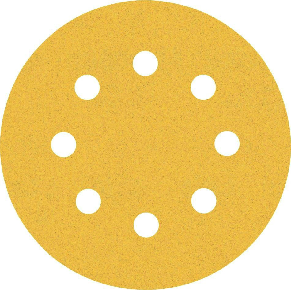 Bosch Professional Accessories 2608900812 Expert C470 Sandpaper set for random orbit sanders 125 mm, 8 holes, K60/120/240 6-parts