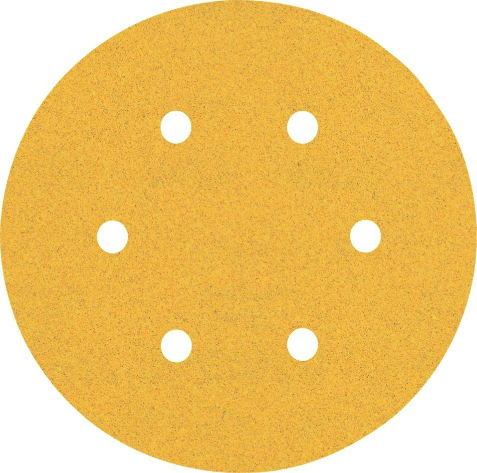Bosch Professional Accessories 2608900816 Expert C470 abrasive paper with 6 holes for random orbit sanders 150 mm, K100 5 pieces