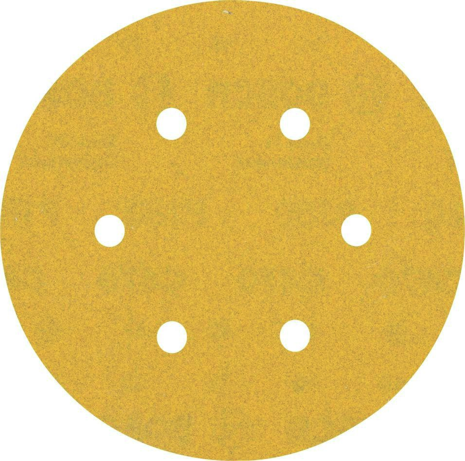 Bosch Professional Accessories 2608900818 Expert C470 abrasive paper with 6 holes for random orbit sanders 150 mm, K180 5 pieces