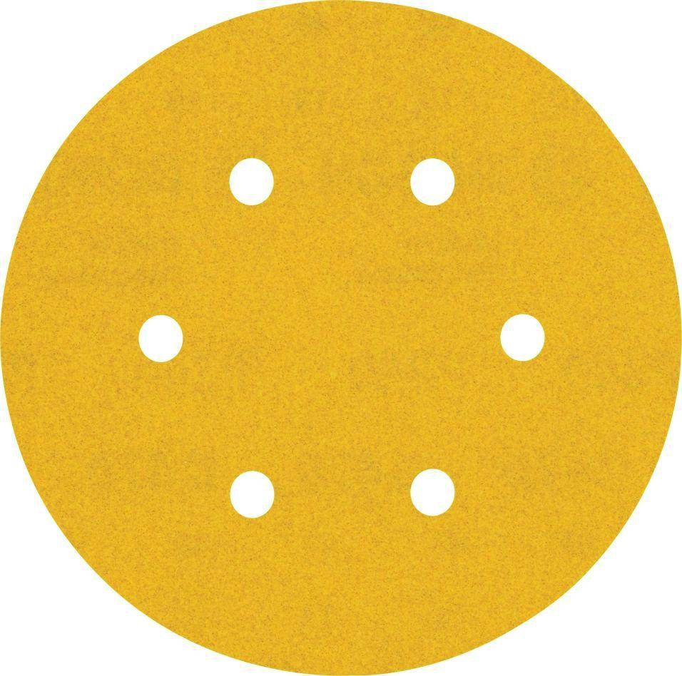 Bosch Professional Accessories 2608900819 Expert C470 abrasive paper with 6 holes for random orbit sanders 150 mm, K240 5 pieces