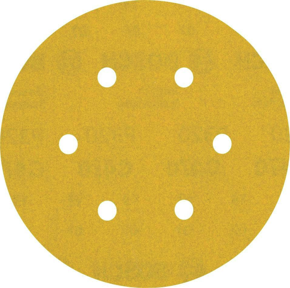 Bosch Professional Accessories 2608900820 Expert C470 Sandpaper with 6 holes for random orbit sanders 150 mm, K320 5 pieces
