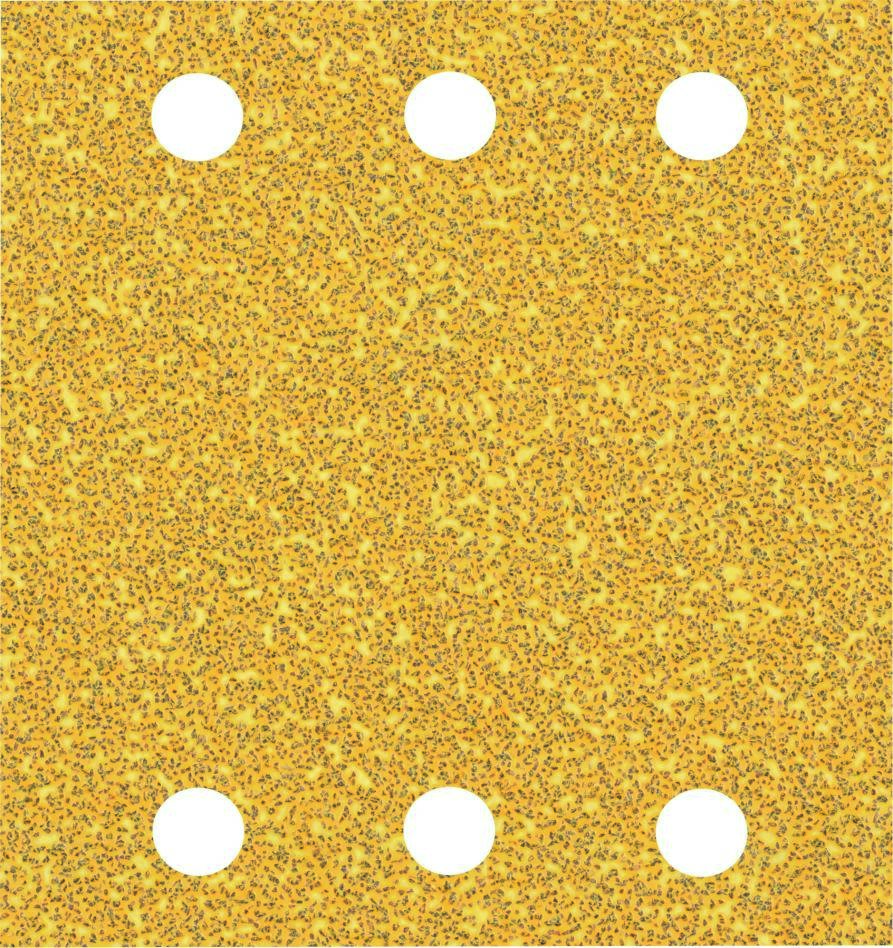 Bosch Professional Accessories 2608900890 Expert C470 6-hole Sandpaper 115 x 107 mm, K40 10 pieces