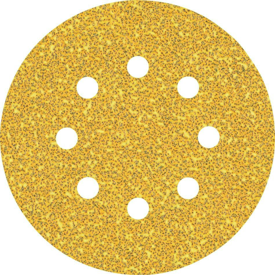 Bosch Professional Accessories 2608900908 Expert C470 abrasive paper with 8 holes for random orbit sanders 125 mm, K40 50 pcs.
