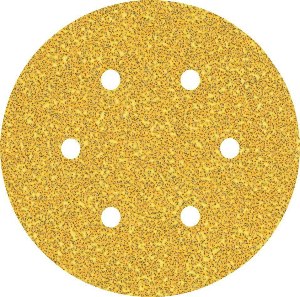 Bosch Professional Accessories 2608900917 Expert C470 abrasive paper with 6 holes for random orbit sanders 150 mm, K40 50 pcs.