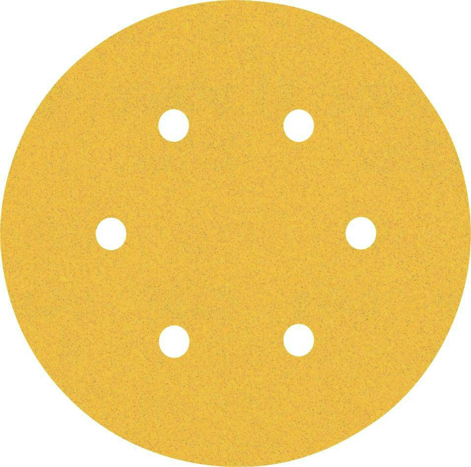 Bosch Professional Accessories 2608900921 Expert C470 abrasive paper with 6 holes for random orbit sanders 150 mm, K120 50 pieces