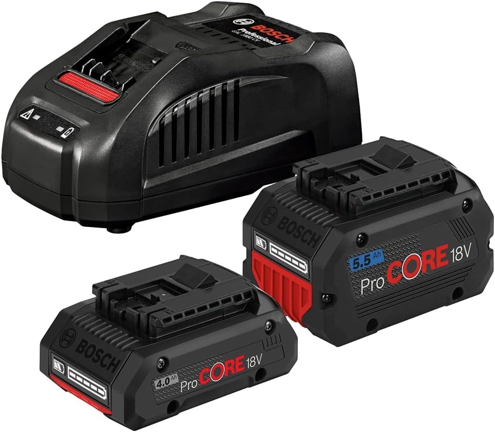 Bosch Professional Accessories 1600A0214A 1 x ProCORE18V 40Ah + 1 x ProCORE 18V 5.5Ah + GAL 1880 CV charger