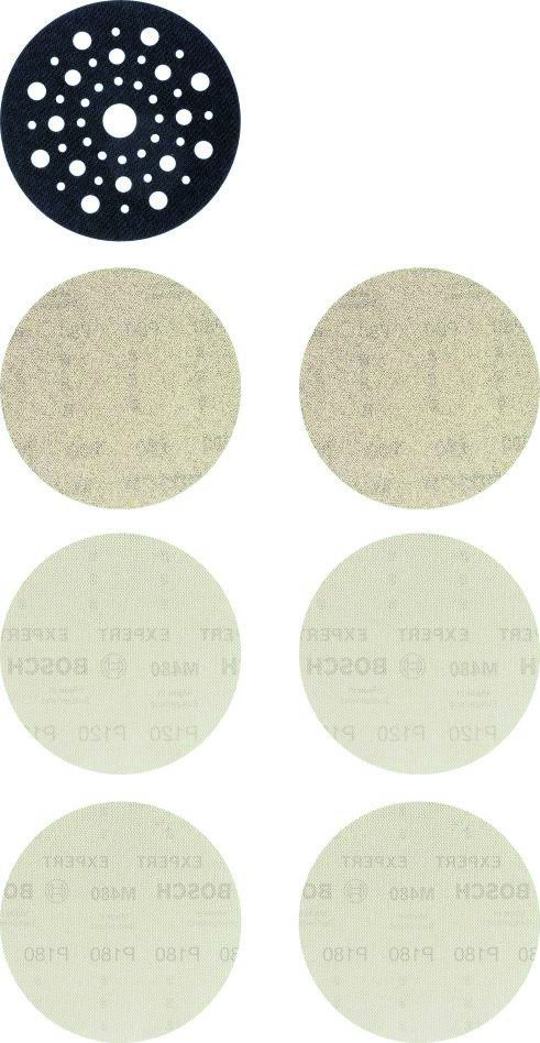 Bosch Professional Accessories 2608901202 Expert M480 starter kit for random orbit sanders 125 mm 7-parts