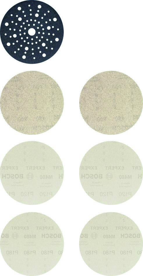 Bosch Professional Accessories 2608901203 Expert M480 starter kit for random orbit sanders 150 mm 7-parts