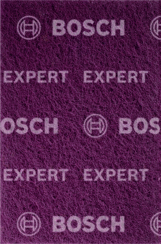 Bosch Professional Accessories 2608901215 Expert N880 fleece pad for manual sanding 152 x 229 mm, very fine A, 25 pieces