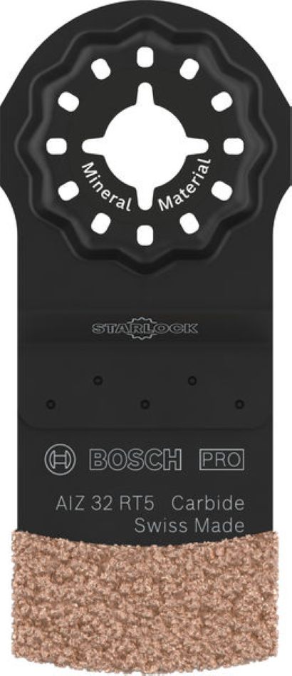Bosch Professional Accessories 2608669122 PRO Starlock AVZ 32 RT5 Decline saw blade Carbide Grout+Abrasive 32 x 30