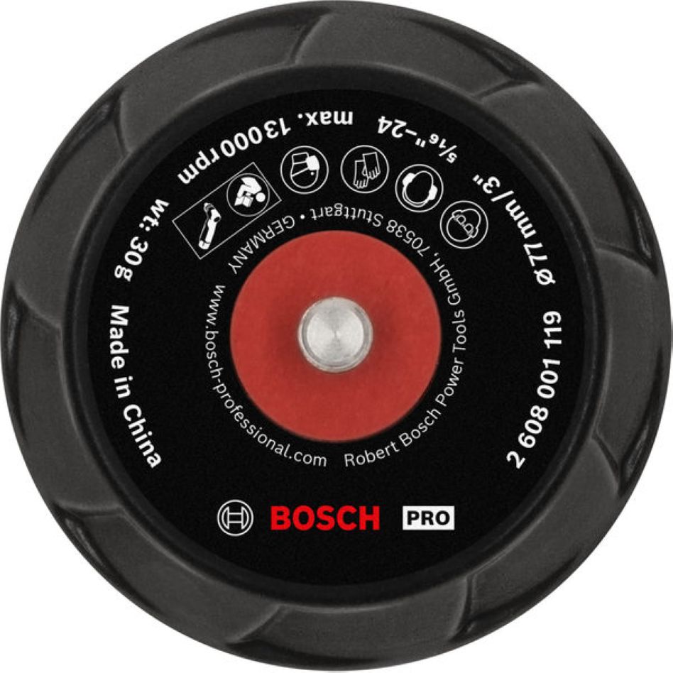 Bosch Professional Accessories 2608001119 PRO Sanding pad 77mm Hook and loop