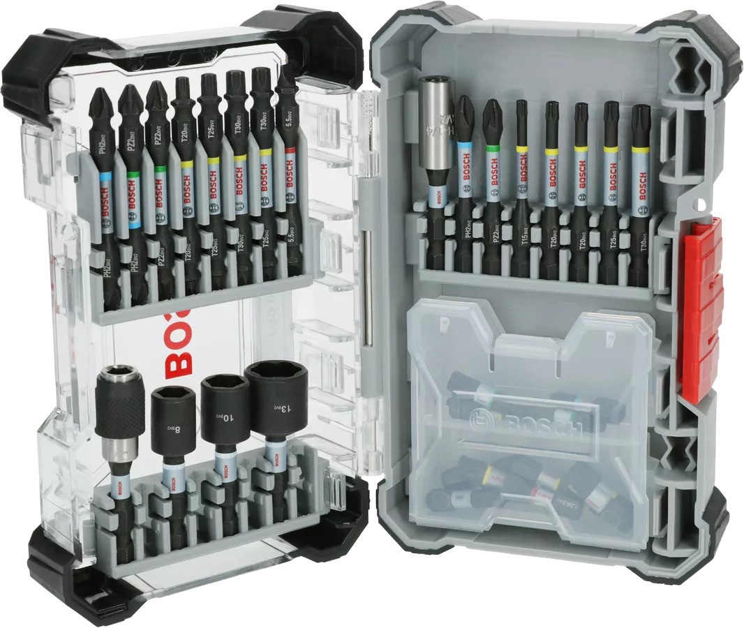 Bosch Professional Accessories 2608521U77 PRO Impact screw bit set, 35 -piece