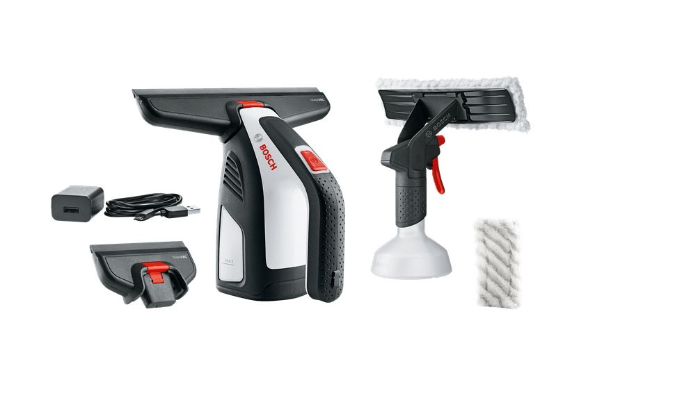Bosch DIY 06008B7000 GlassVAC Battery Window Cleaner 3.6 Volt 2.0 Ah Li-ion