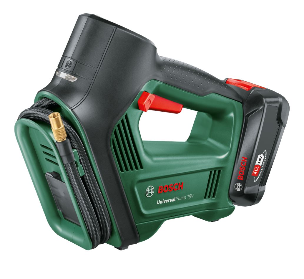 Bosch DIY 0603947101 UniversalPump 18V Battery Pump 1x 2.0 Ah and charger AL 18V-20 in box