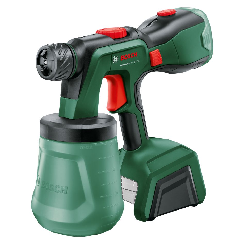 Bosch DIY 0603208200 AdvancedSpray 18V-500 Accu paint spray system set excl. batteries and charger in box