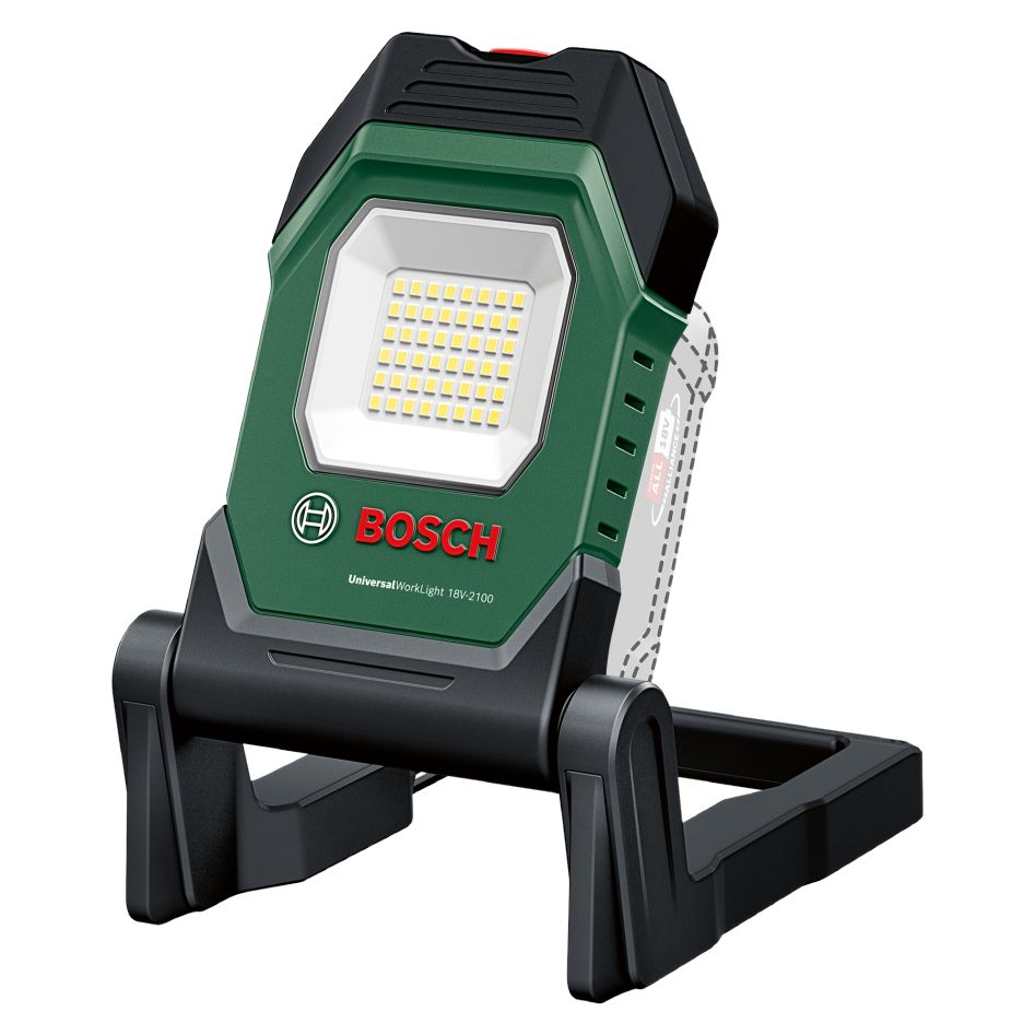 Bosch DIY 06039A1300 UniversalWorklight 18V-2100 Battery construction lamp excl. batteries and charger in box