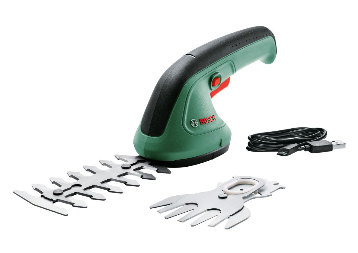 Bosch DIY 0600833303 EasyShear Boxwood and grass shears set 12 cm 1x 3.6V and charger in box