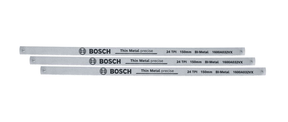 Bosch DIY Accessories 1600A032UL Spare saw blade TPI24 150mm 3x