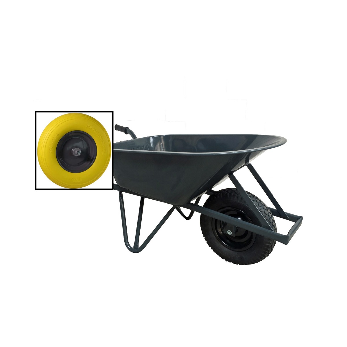 Little Jumbo 1251000830 Construction wheelbarrow Pro anti-leak wheel - 85 liters
