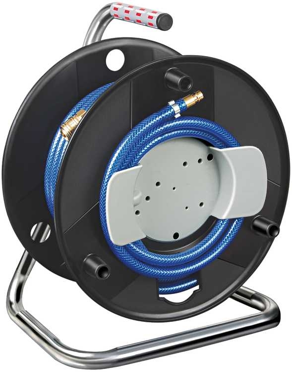 Brennenstuhl 1127020 Compressed air hose reel Standard 20m hose Ø 6/12mm Fixture DIN