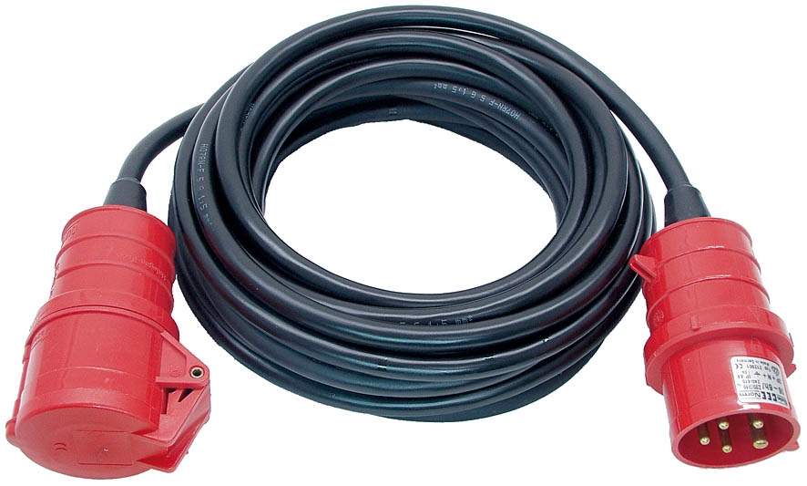 Brennenstuhl 1167740 CEE extension cord IP44 10m black H07RN-F 5G2,5 5-pole 16A