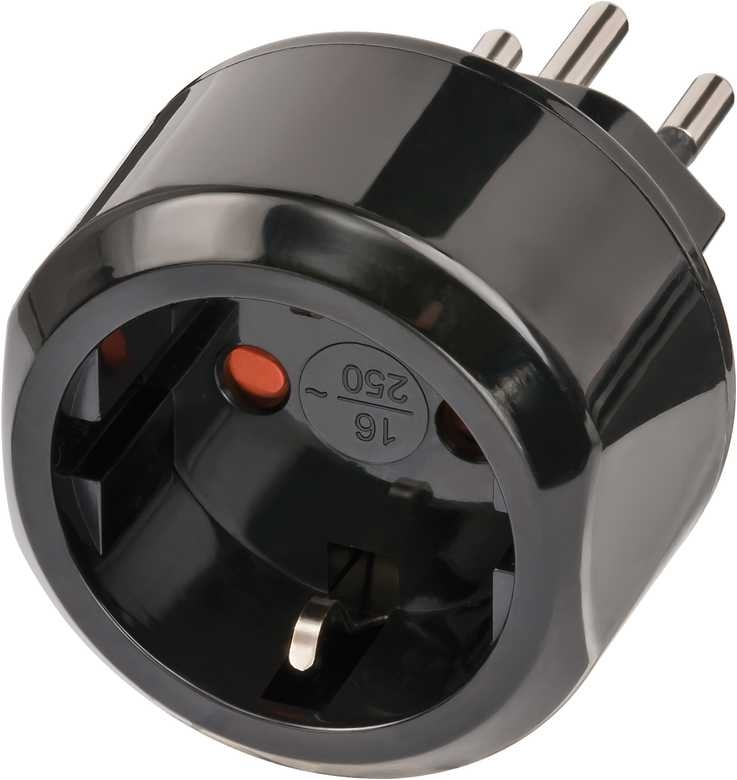 Brennenstuhl 1508642 Travel adapter safety contact/CH Current limiter 10A