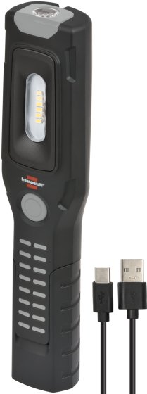 Brennenstuhl 1175670110 LED accu handlamp HL 501 A with rechargeable battery / LED handlamp with 6 super-bright SMD LEDs 500 + 120 lm