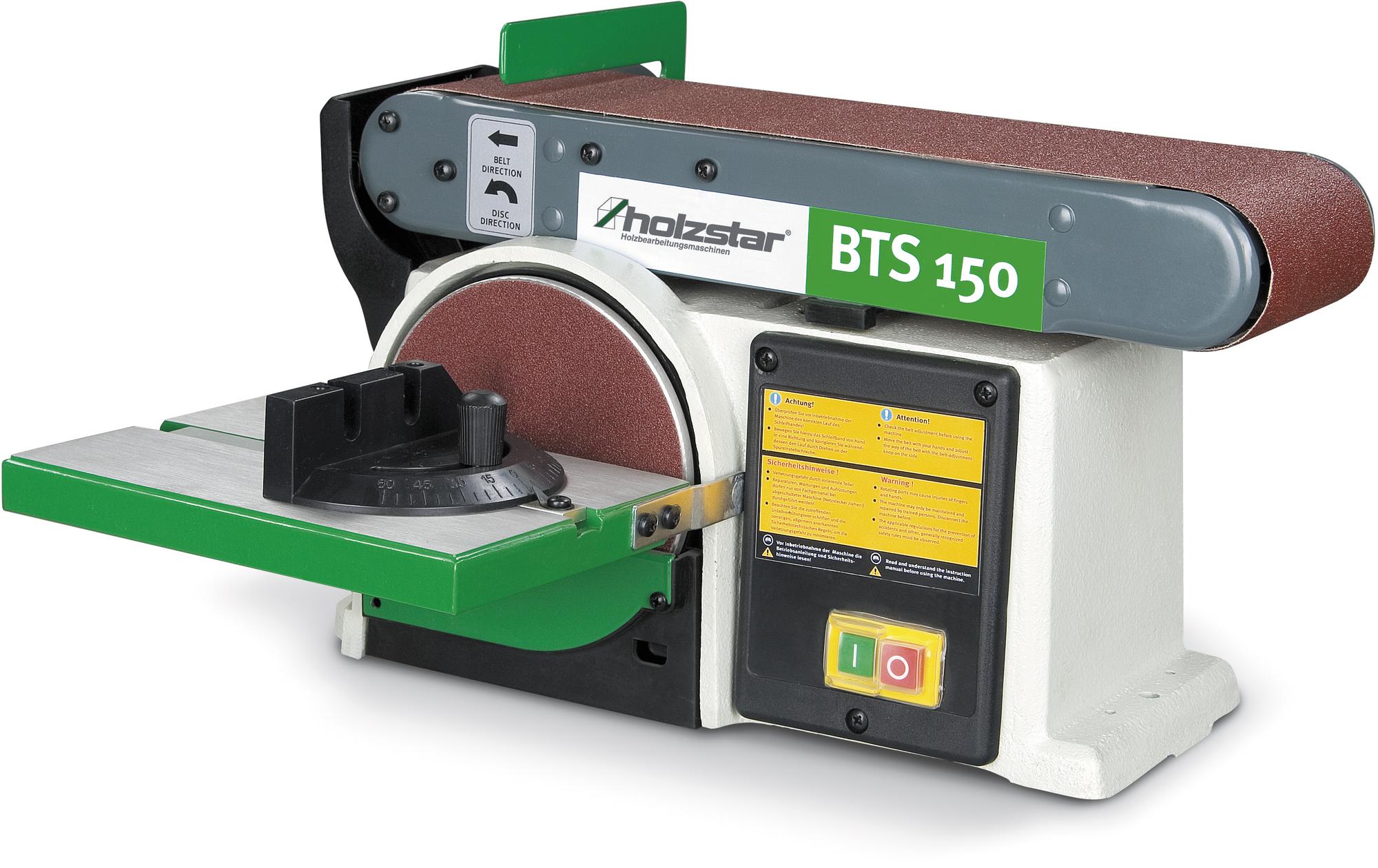 Holzstar 715904150 BTS150 Sander (belt and disc Sander) 150 mm