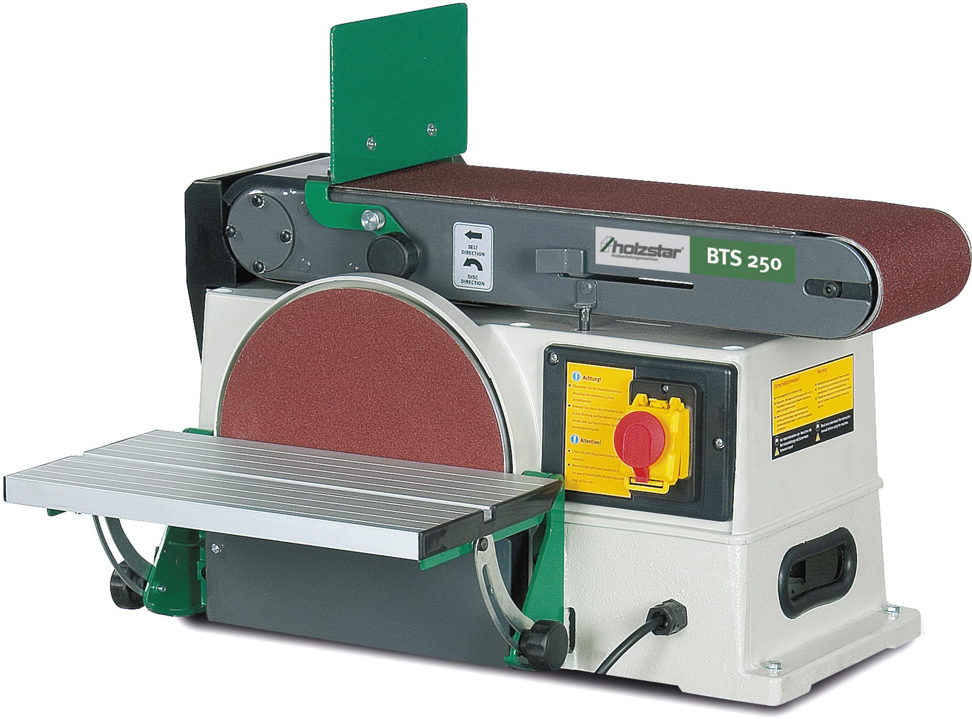 Holzstar 715904250 BTS250 Belt and disc Sander 250 mm