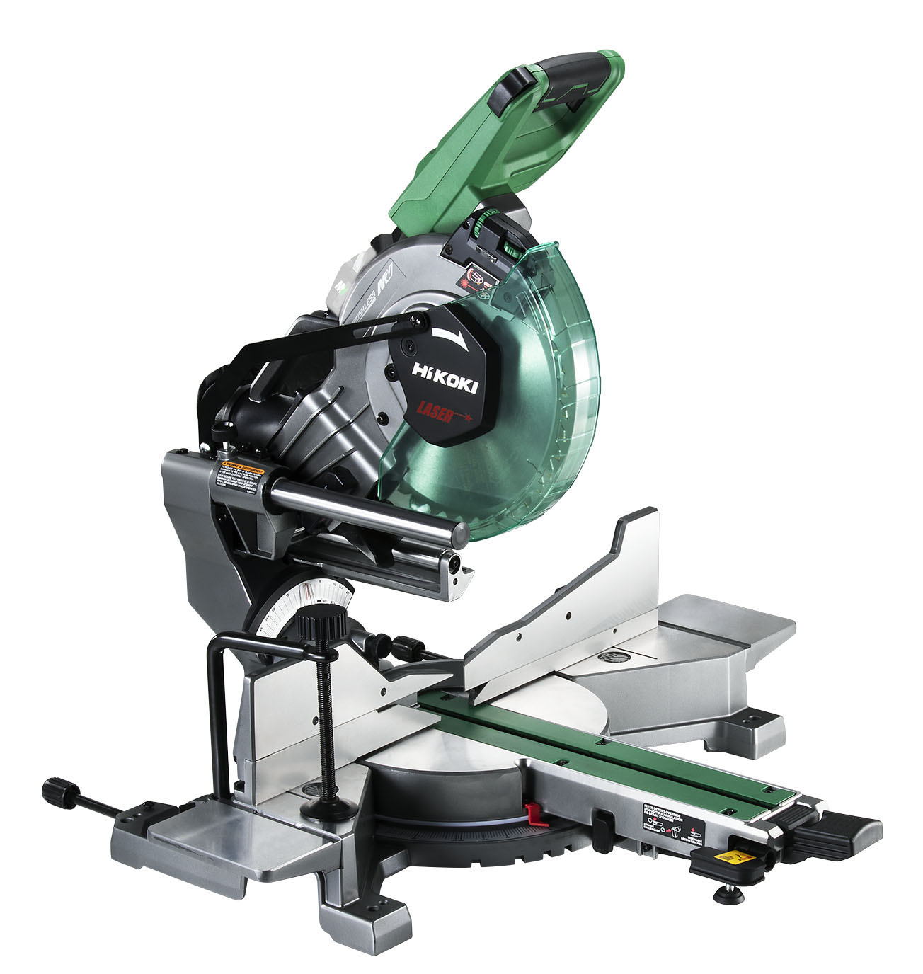 HiKOKI C3610DRAW4Z Multivolt Cordless mitre saw 255mm 36V excl. batteries and charger
