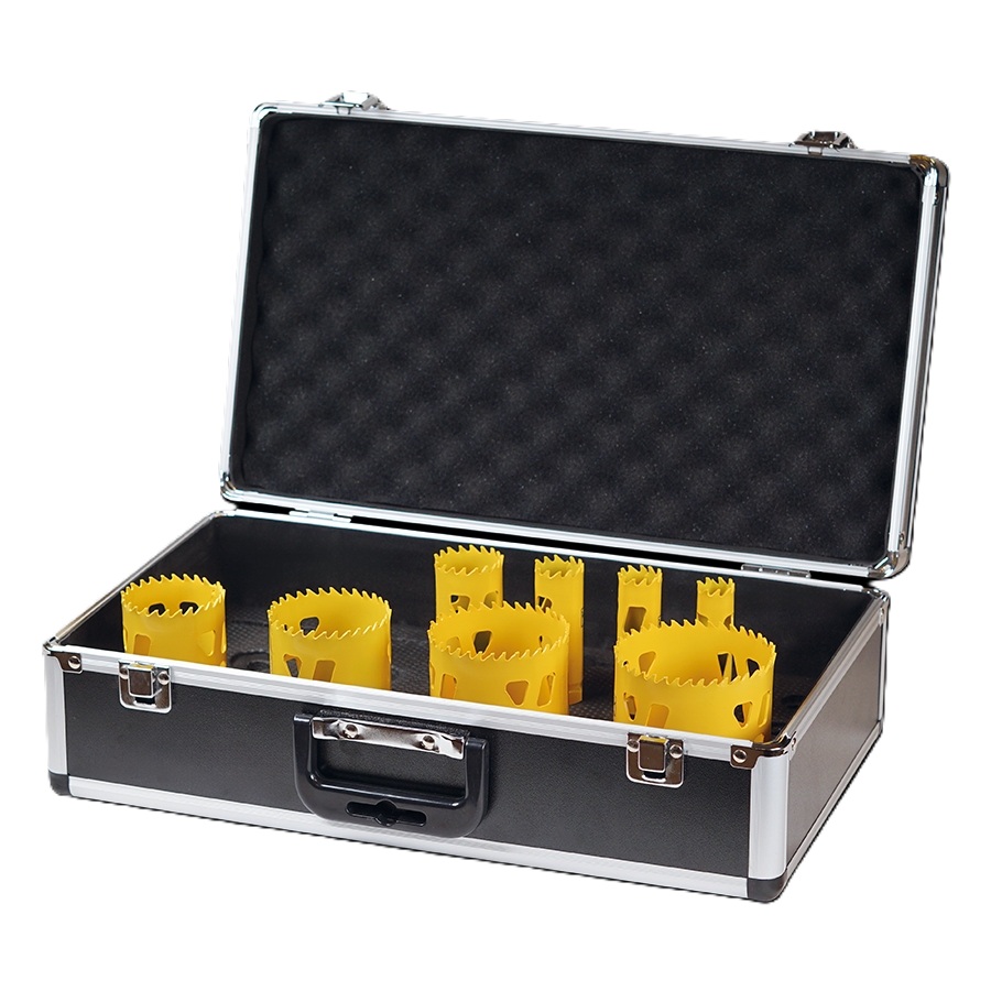 Carat LMSSET0800 Multi Hole Saw Set 8-piece Ø19, 22, 25, 35, 51, 60, 68 and 76 mm