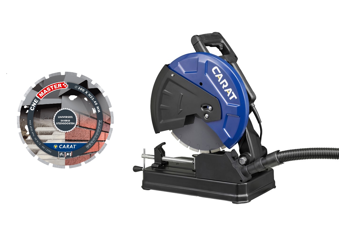 Carat BUC350CN26 EasyCoup Compact 350 Stone saw incl. diamond saw UNI 350 MASTER