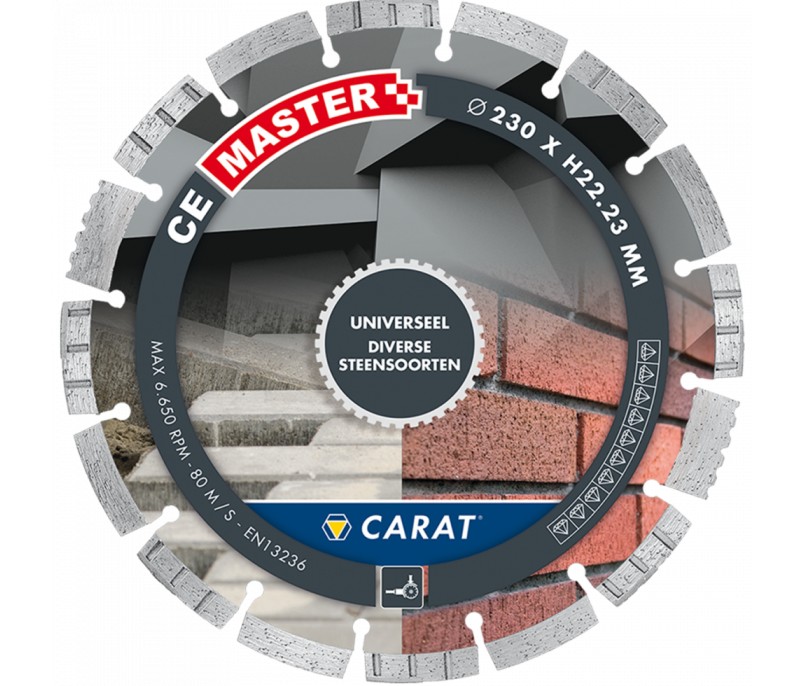 Carat CEM2303000 Diamond saw blade universal CE Master 230 x 22,23