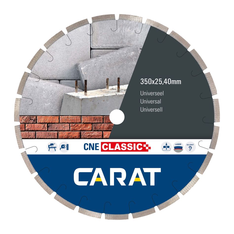 Carat CNEC350400 Diamond saw blade universal CNE CLASSIC 350x25,4MM