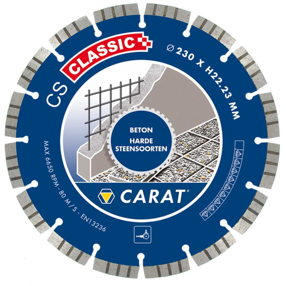 Carat CSC3504000 Diamond saw Concrete CS Classic 350 x 25,4