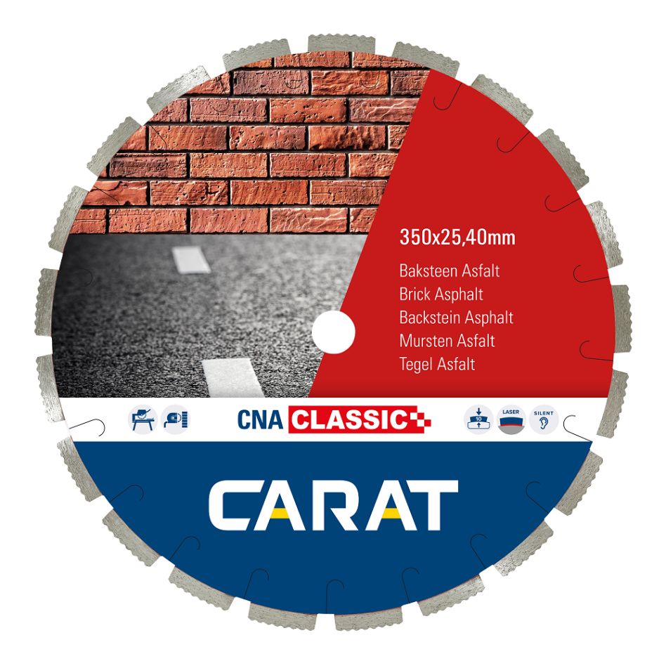 Carat CNAC350400 Diamond saw blade bricks / tarmac CNA CLASSIC 350x25,4MM