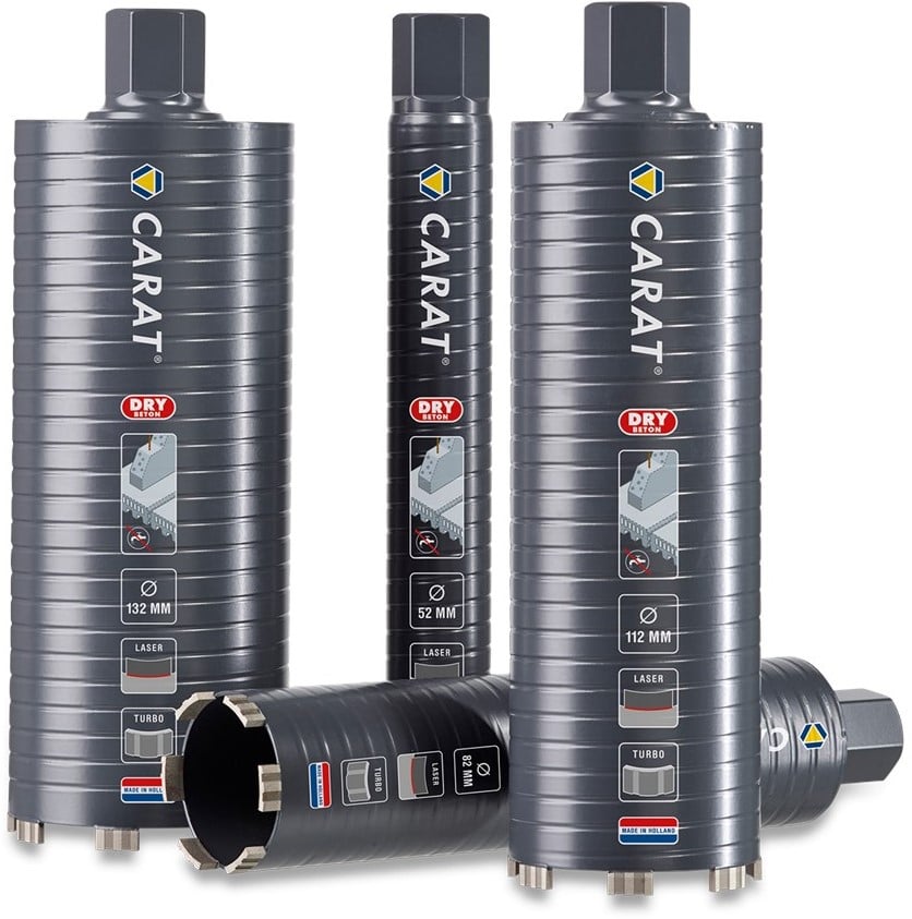 Carat ED06230020 Laser Concrete Dry Diamond Drill Dry Ø62x300x5/4" UNC