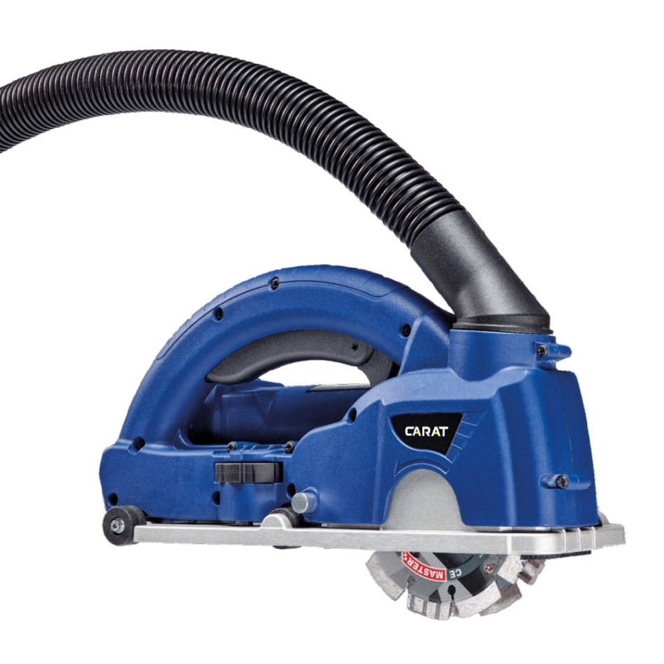 Carat MZSLB1255S SL-1255 DUSTEC trench saw + 2 x Diamond saw blade