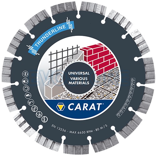 Carat CEB14030TT Thunderline Diamond saw blade 140 x 22.23 mm