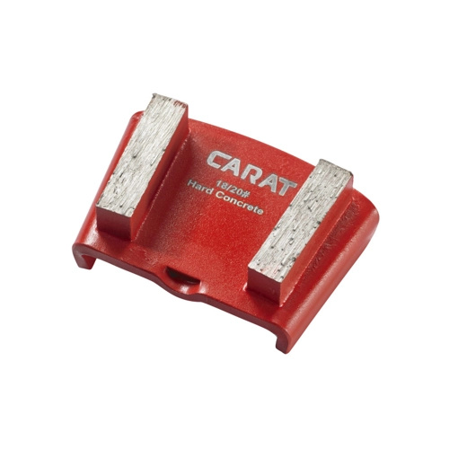 Carat CUHROOD000 Grinding shoe red concrete 9pcs