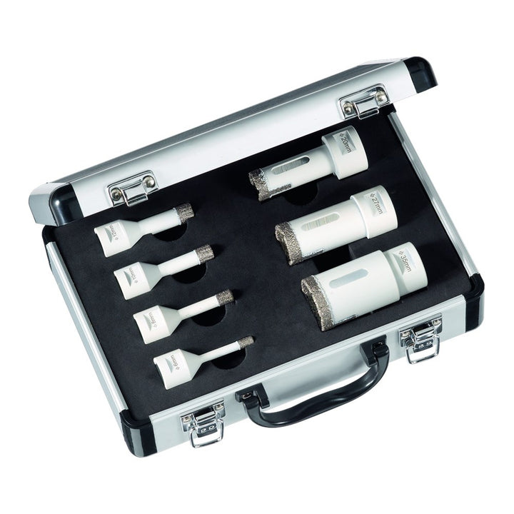 Carat EHSSET0400 EHS Master Diamond dry drill set M14 &oslash; 6-8-10-12-20-27-35 mm 7-piece