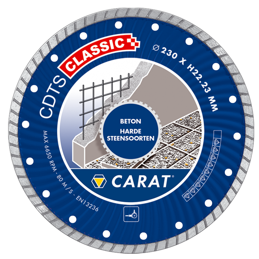 Carat CDTSC12530 Diamond saw blade CDTS CLASSIC 125x22.2MM