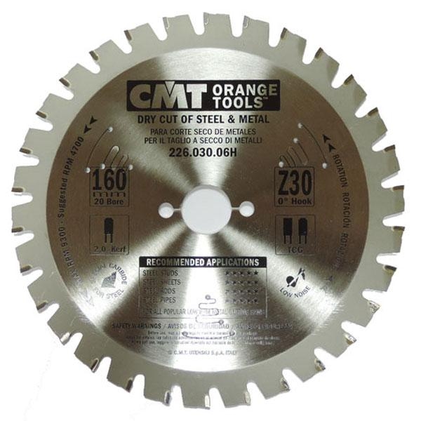 CMT 226.036.06 Saw blade for metal and hard materials 165 x 16 x 36T