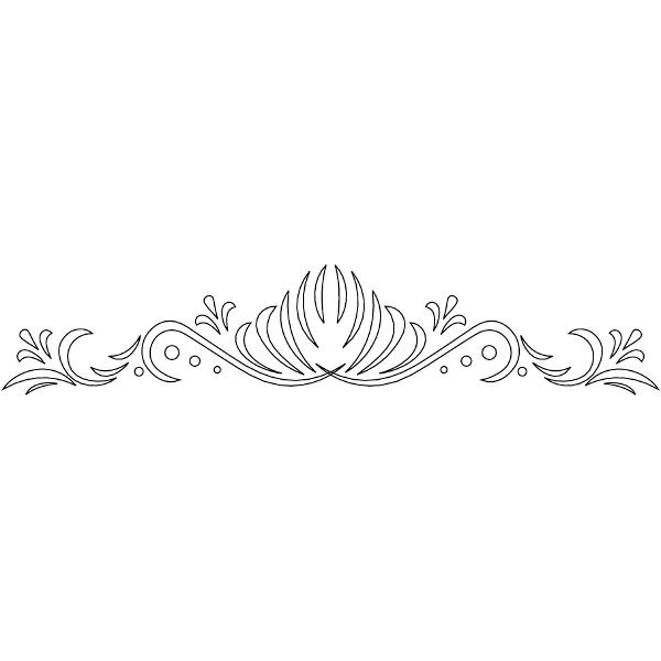 CMT RCS-506 Drawer front/furniture template Folklore drawer D 2 pieces