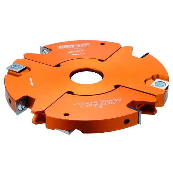 CMT 694.022.50 2 pcs. adjustable groove cutter 170x50 with WPL knives