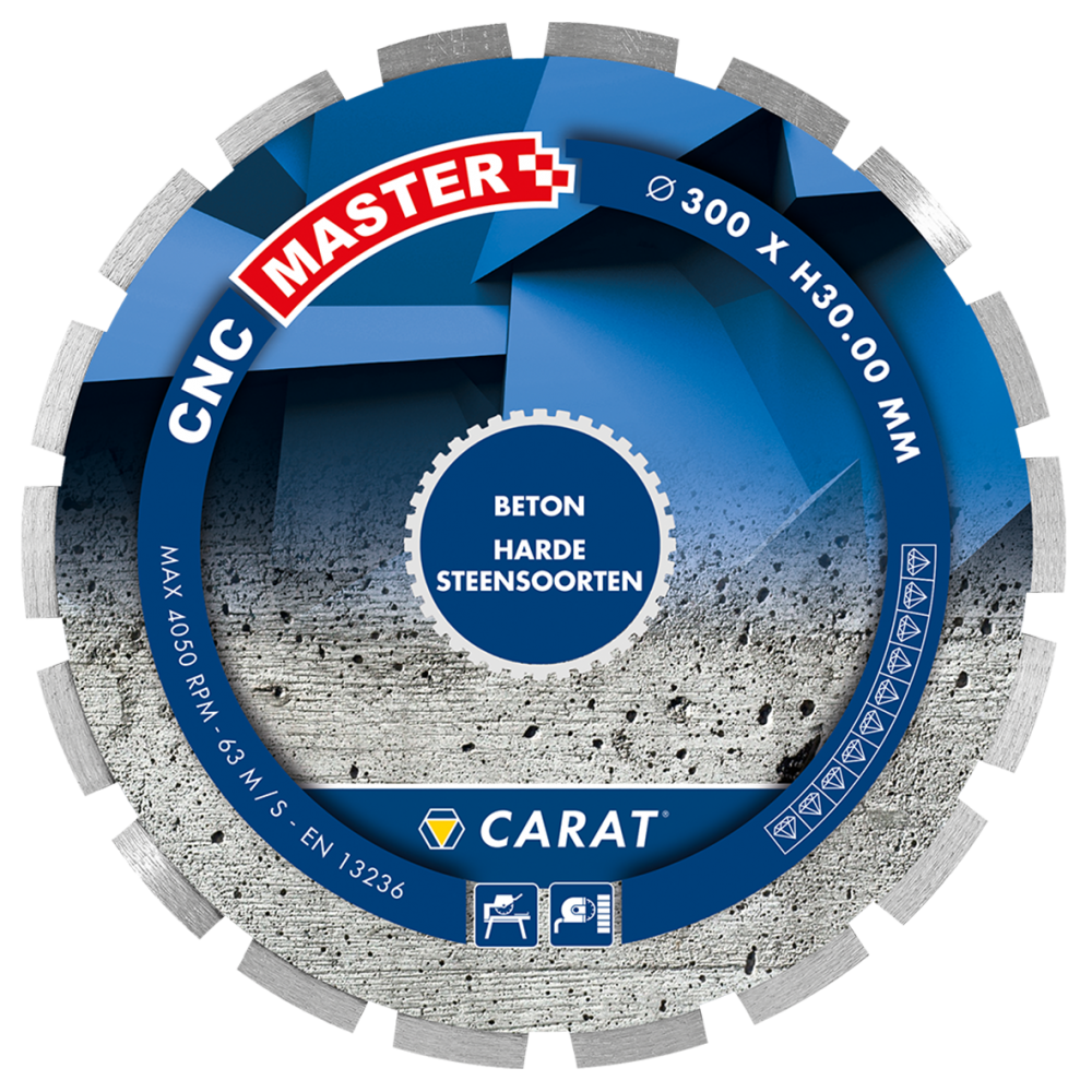 Carat CNCM350400 Diamond saw blade concrete CNC MASTER 350x25,4MM